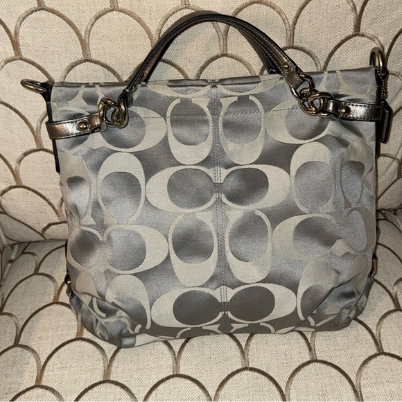 Coach Handbags - Coach Brooke Sateen Signature Shoulder Bag L1176- F17183